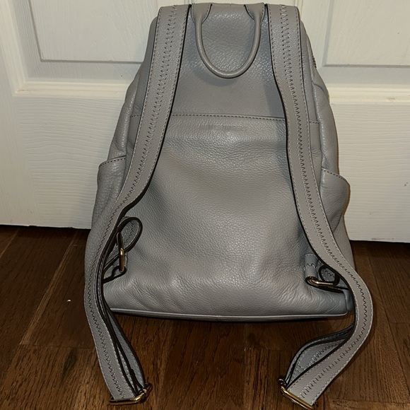 Aimee Kestenberg Gray Leather Backpack - Picture 5 of 13